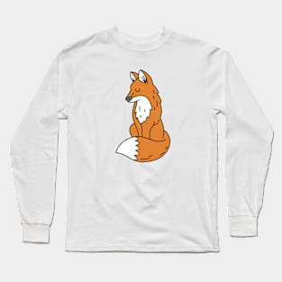 Fox - orange Long Sleeve T-Shirt